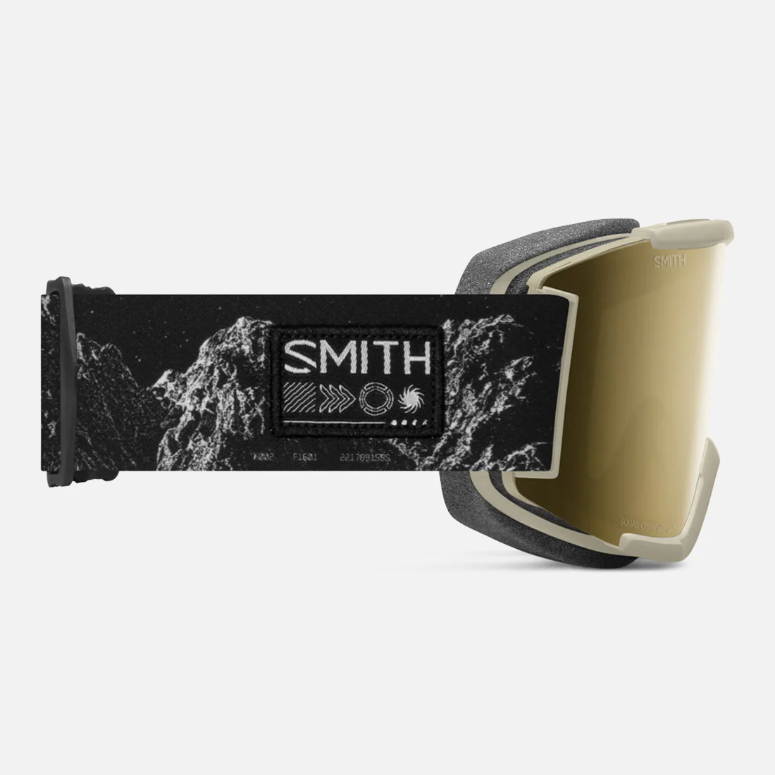 SMITH Squad Goggle 2026 - Chalk Space Invader/ChromaPop Sun Black Gold Mirror - Image 3