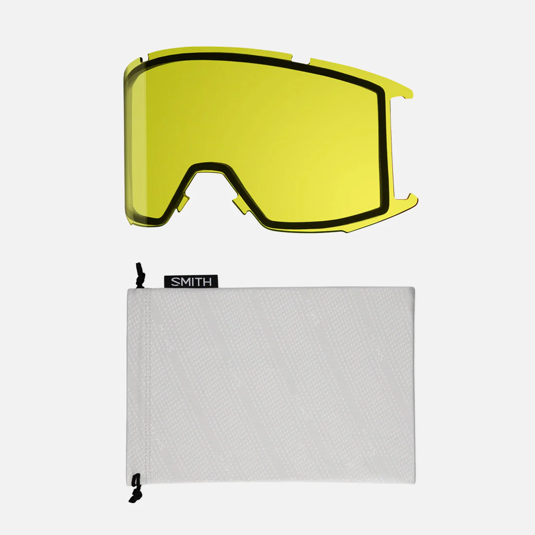 SMITH Squad Low Bridge Goggle 2026 - White Vapor/ChromPop Everyday Rose Gold Mirror - Image 2