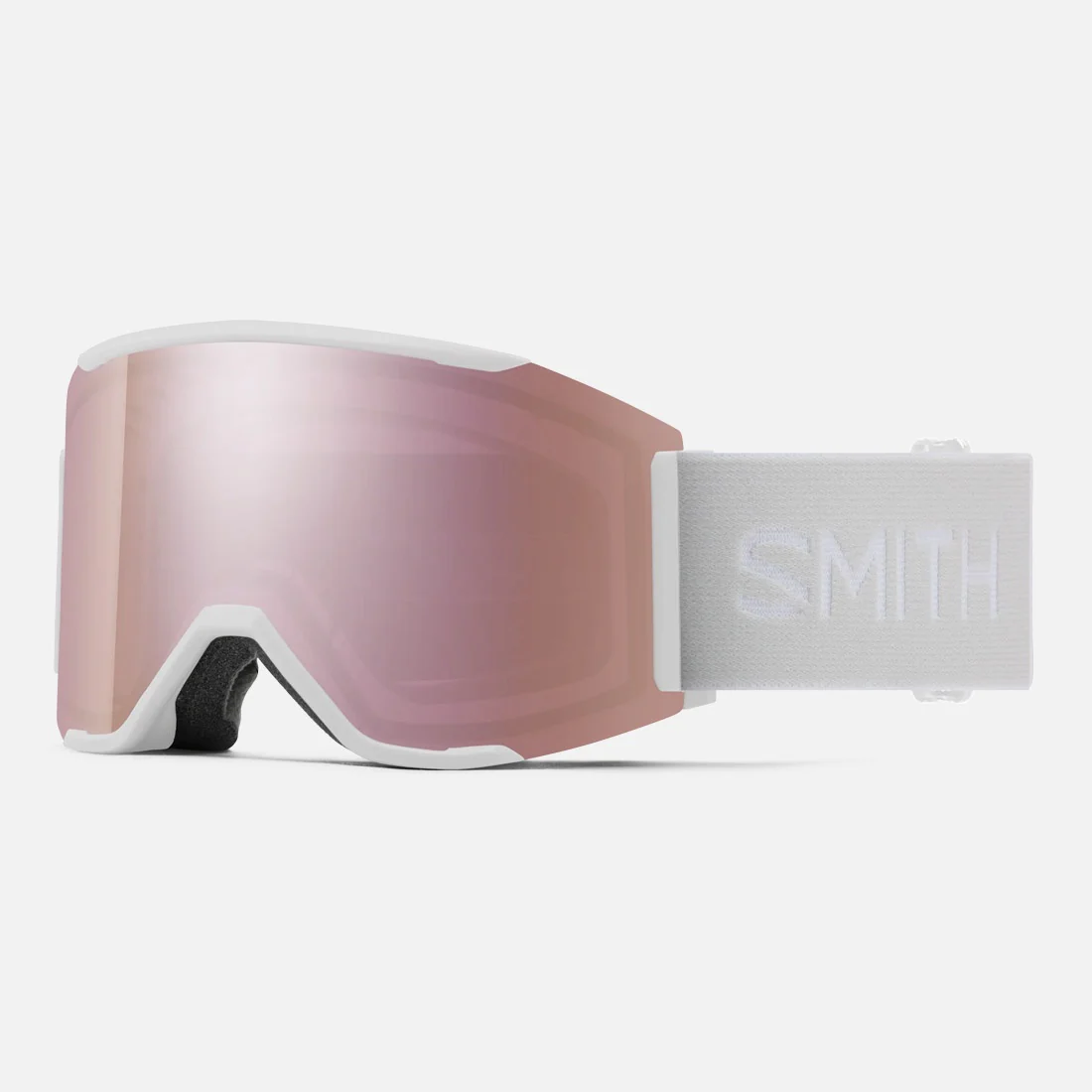 SMITH Squad Mag Goggle 2026 - White Vapor/ChromaPop Everyday Rose Gold Mirror