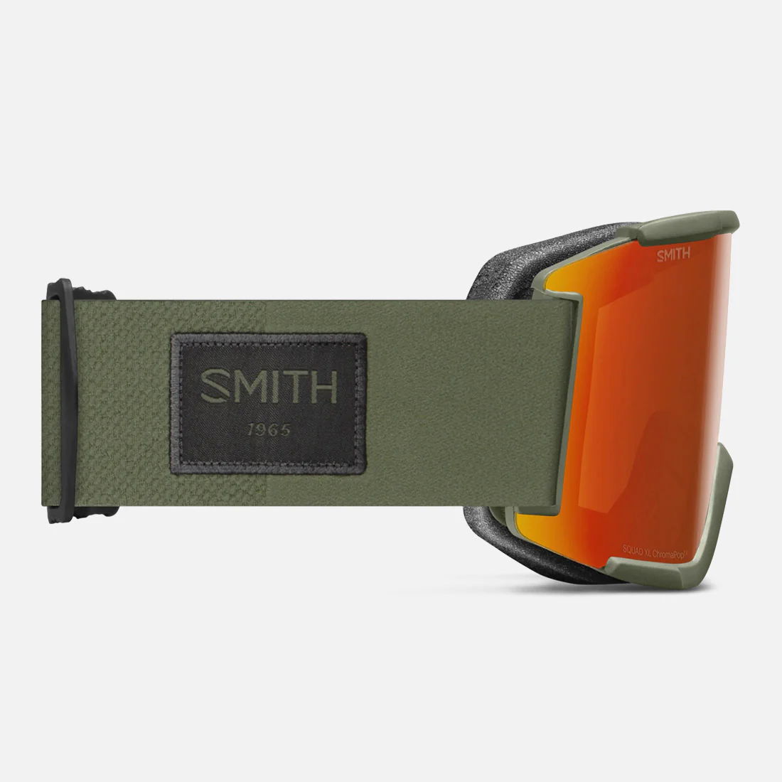 SMITH Squad XL Goggle 2026 - Fatigue Green/ChromaPop Everyday Red Mirror - Image 3