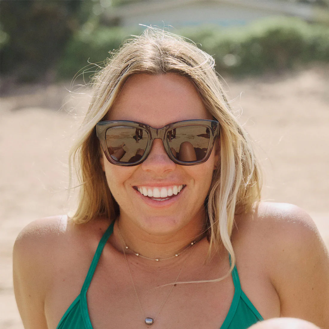 SMITH Sway Sunglasses - Rosewood Crystal/ChromaPop Polarized Brown - Image 4
