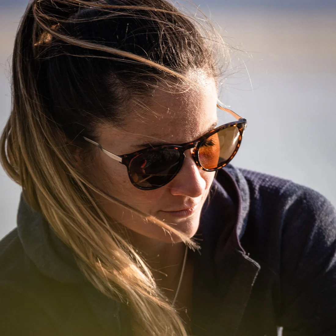 SMITH Wander Sunglasses - Tort/ChromaPop Polarized Brown - Image 5