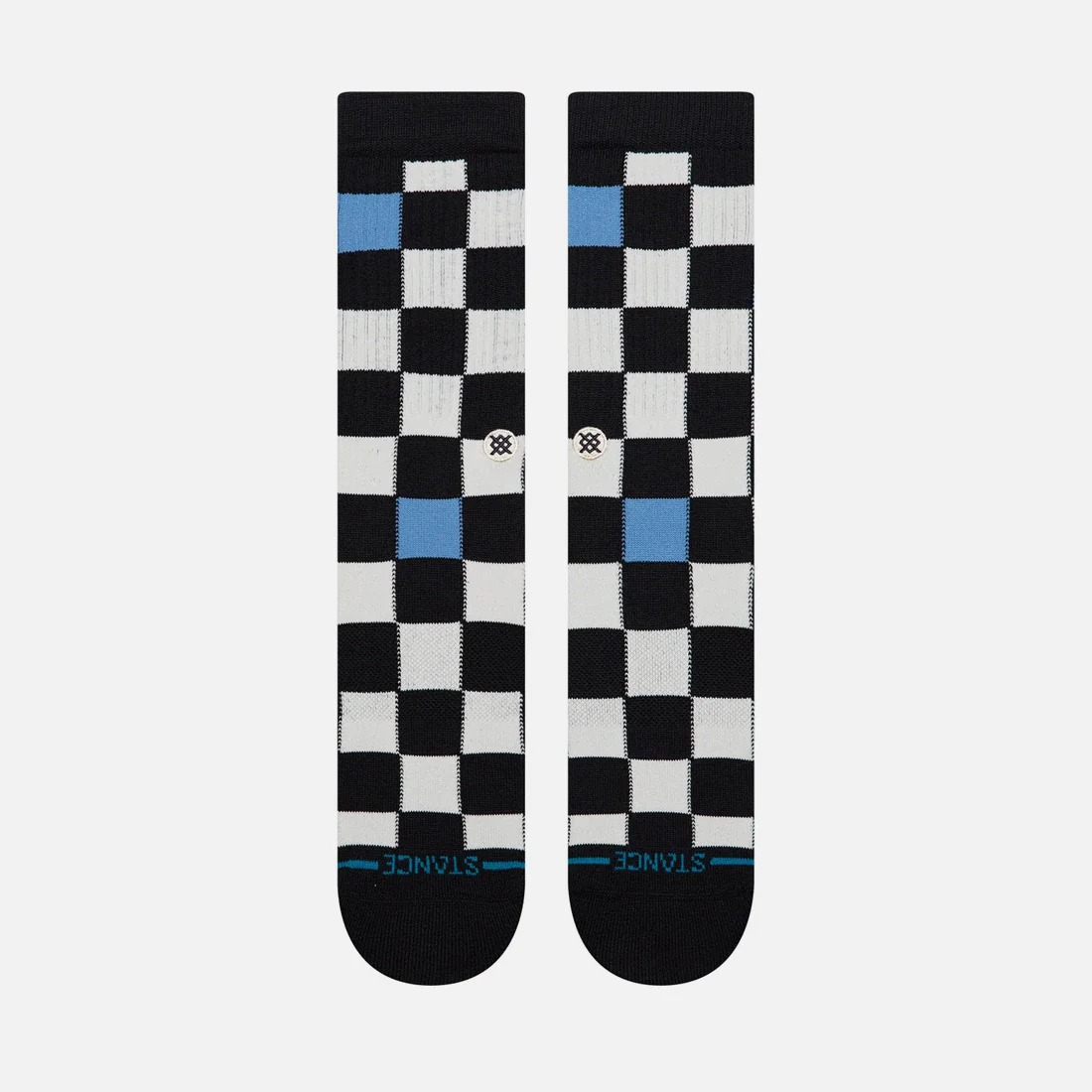 STANCE Chef Check Crew Sock - Black - Image 2