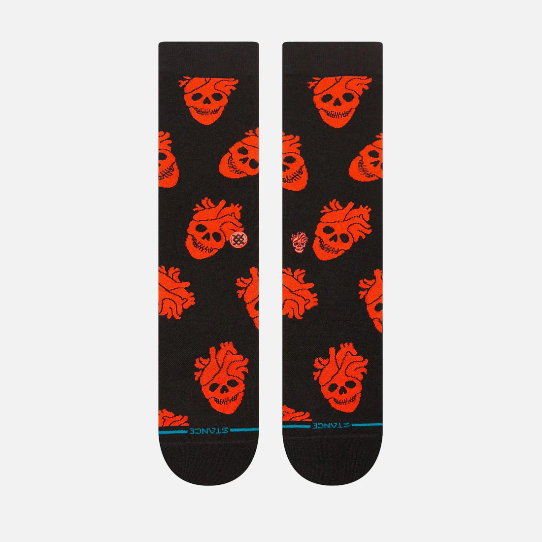 STANCE Fallin In Skull Crew Sock - Black - Image 2