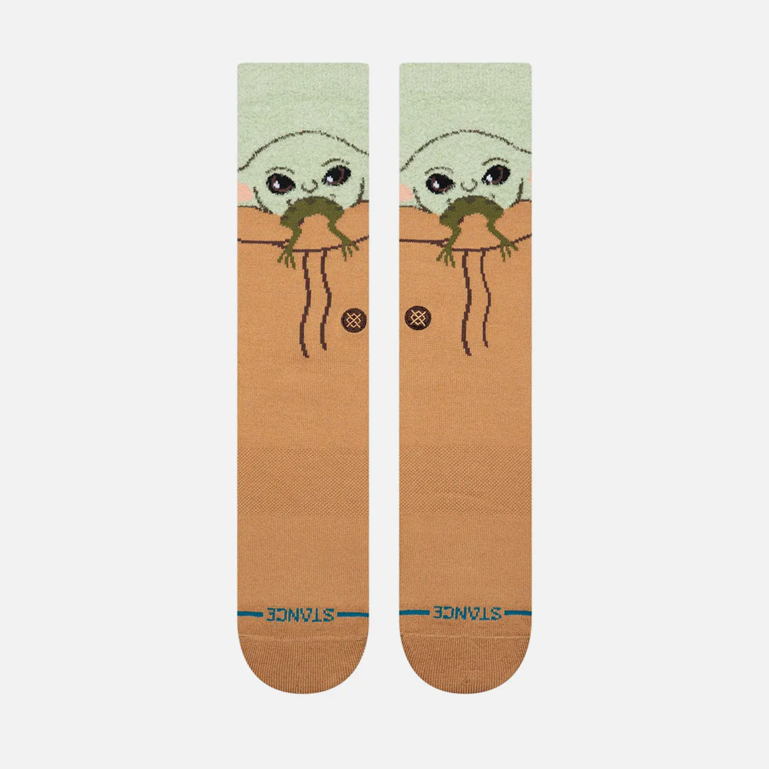 STANCE Grogu Hungry Crew Sock - Green - Image 2