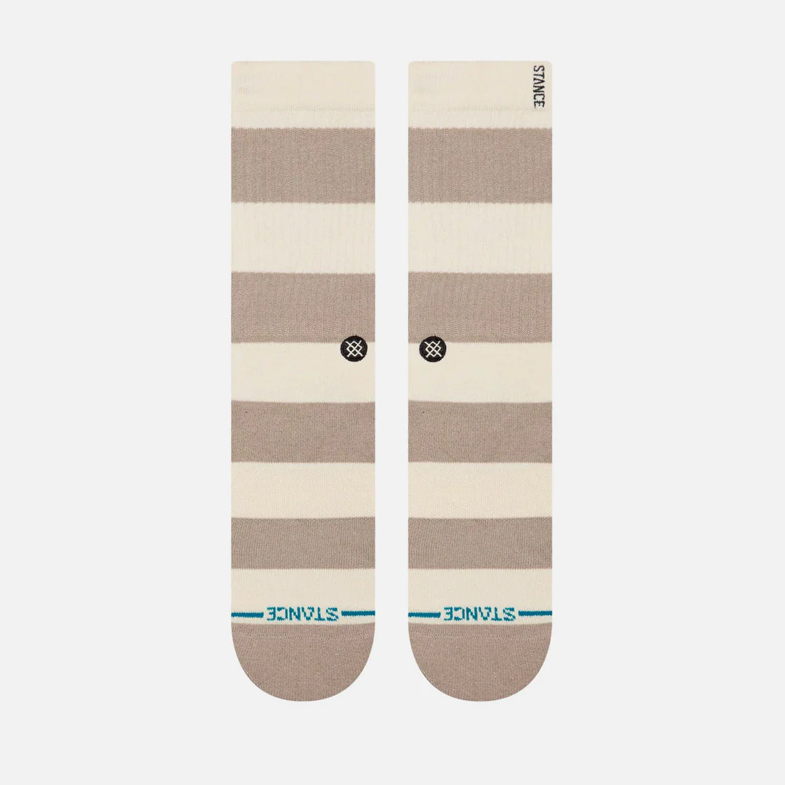 STANCE Stacked Up Crew Sock - String Grey - Image 2