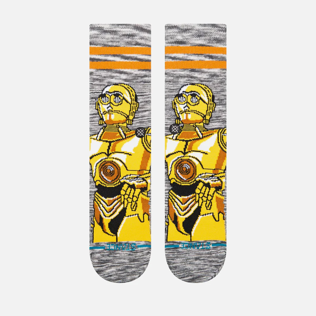 STANCE Star Wars C3PO Crew Sock - Gold - Image 2