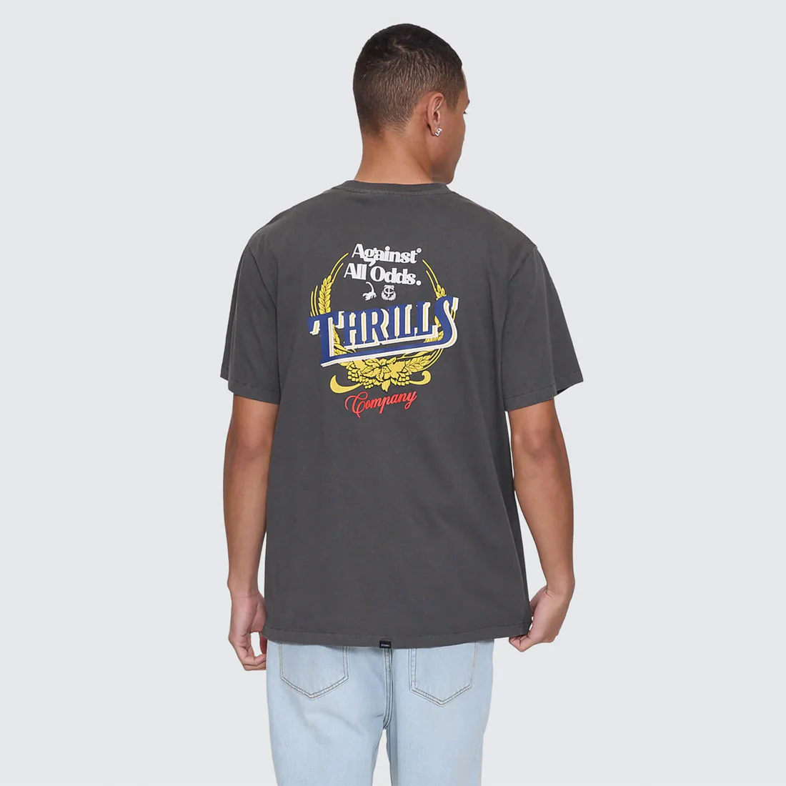 THRILLS Against All Odds Merch Fit Tee - Merch Black - Image 4
