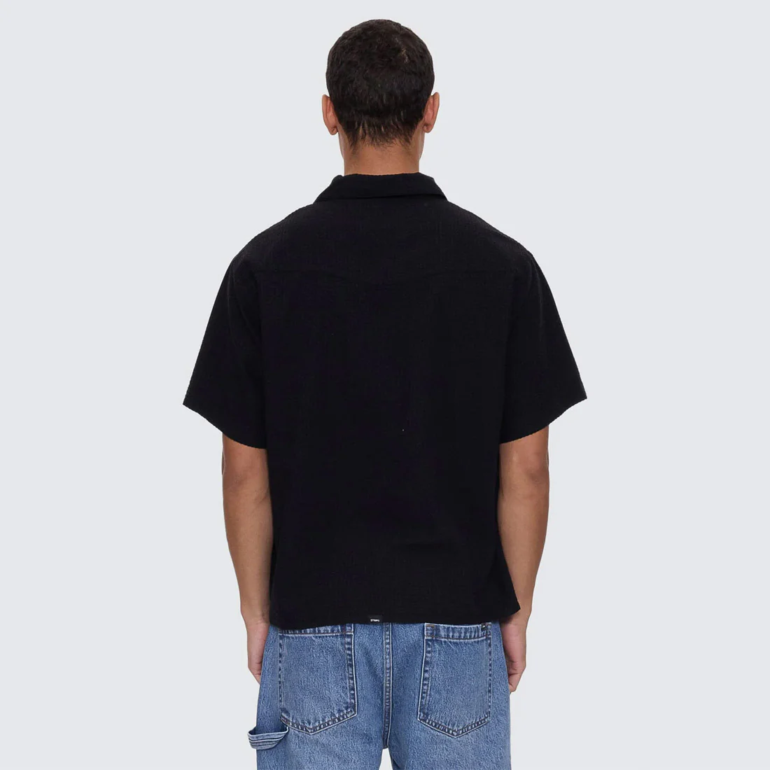 THRILLS Appreciation Short Sleeve Work Shirt - Black - Image 2