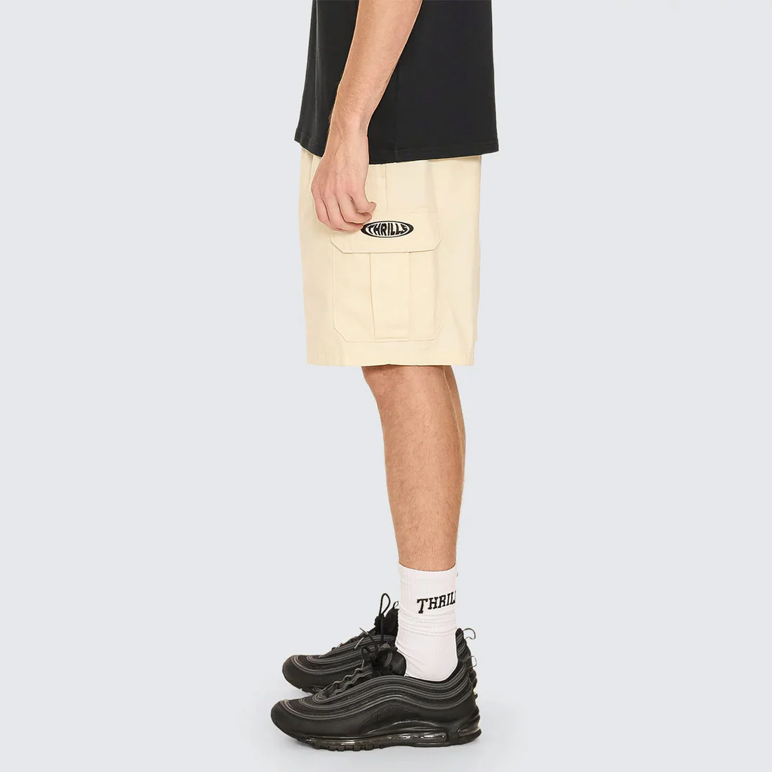 THRILLS Bueno Elastic Cargo Short - Unbleached - Image 2