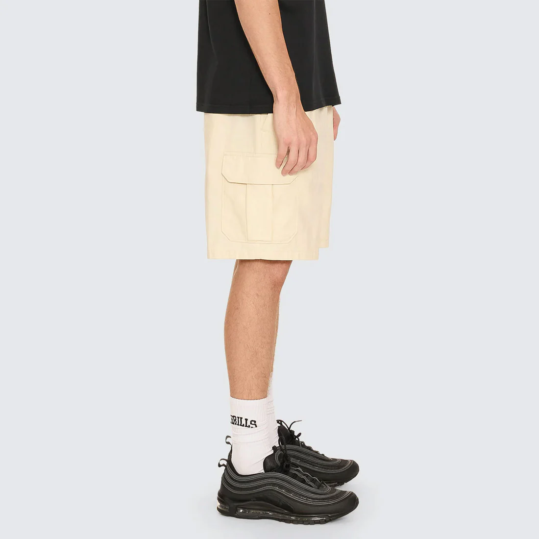 THRILLS Bueno Elastic Cargo Short - Unbleached - Image 3