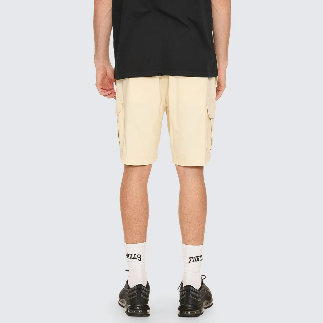 THRILLS Bueno Elastic Cargo Short - Unbleached - Image 4