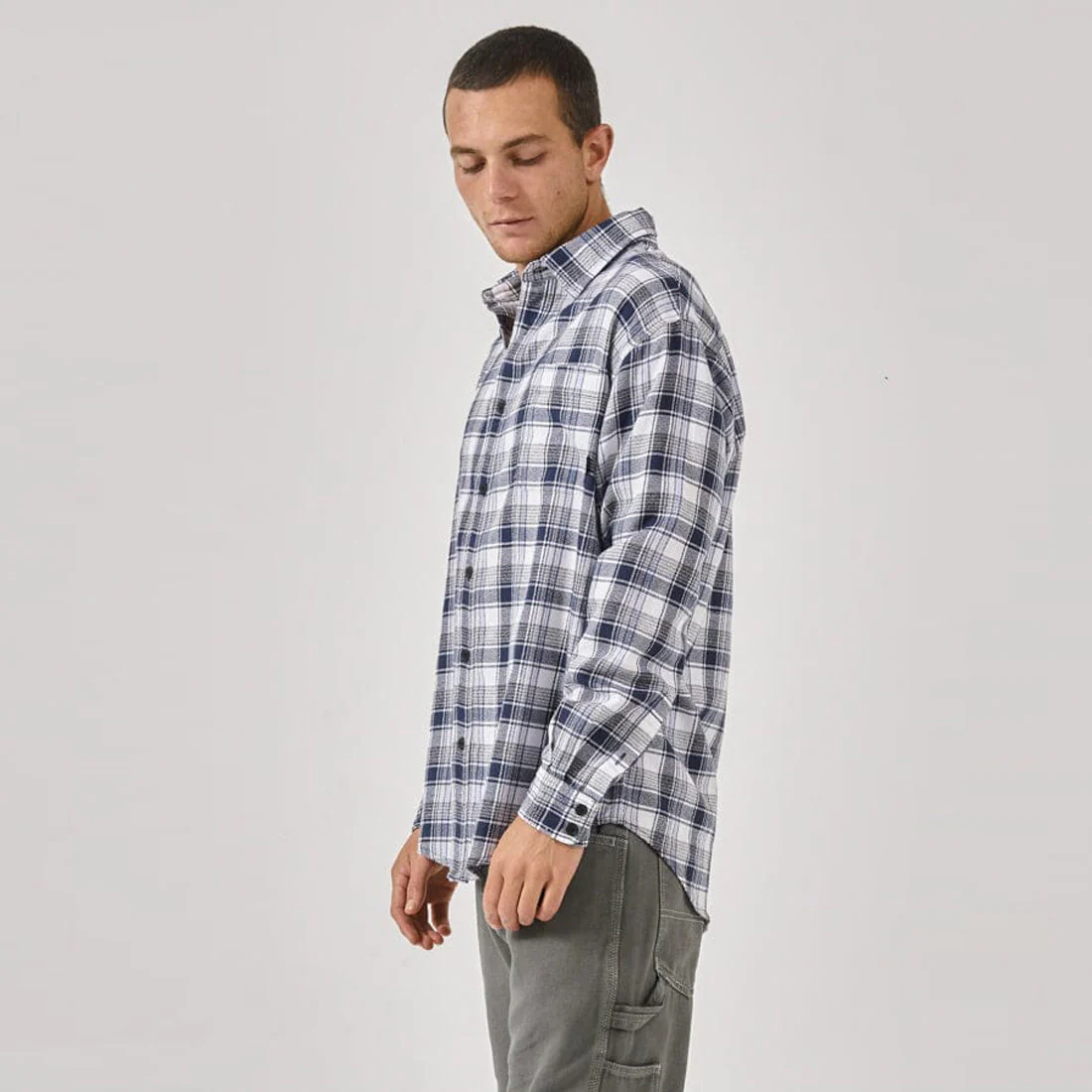 THRILLS Energy Special Long Sleeve Shirt - Navy - Image 3