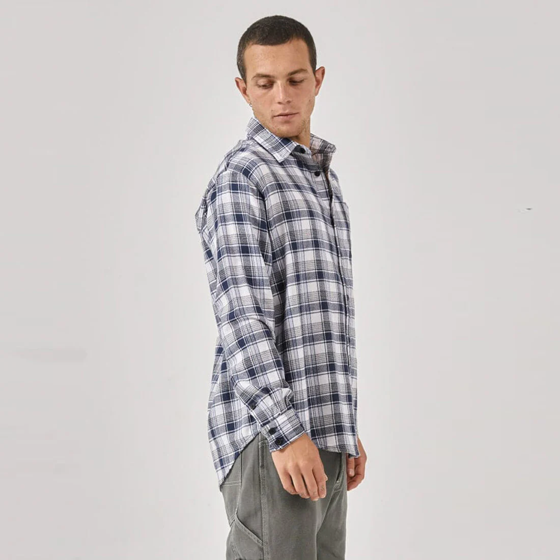 THRILLS Energy Special Long Sleeve Shirt - Navy - Image 4