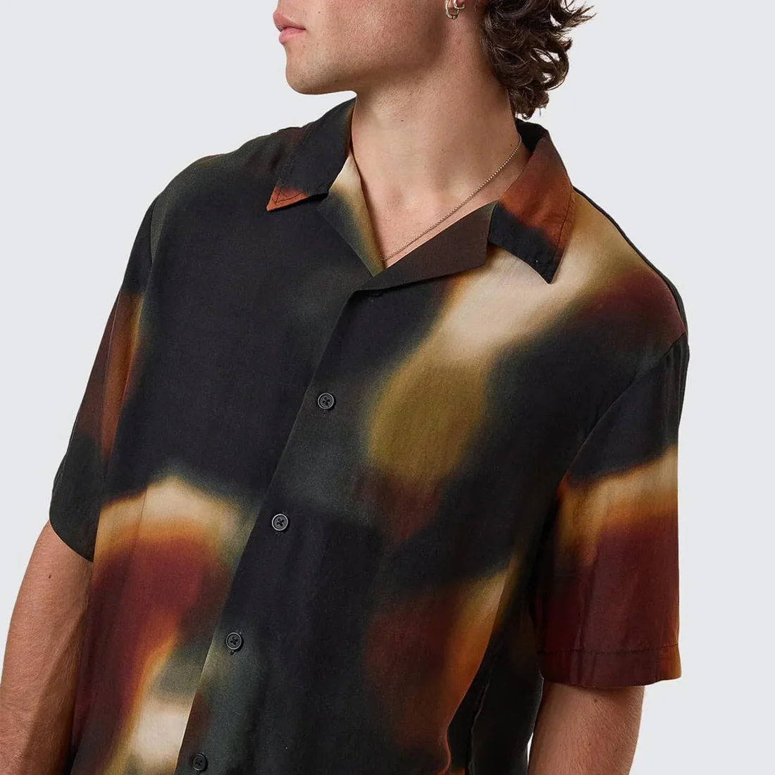 THRILLS Metamorphic Daze Bowling Shirt - Black - Image 5