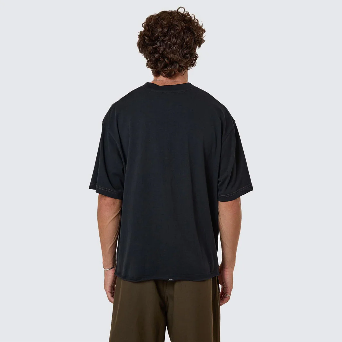 THRILLS Metamorphic Daze Box Fit Oversize Short Tee - Washed Black - Image 2