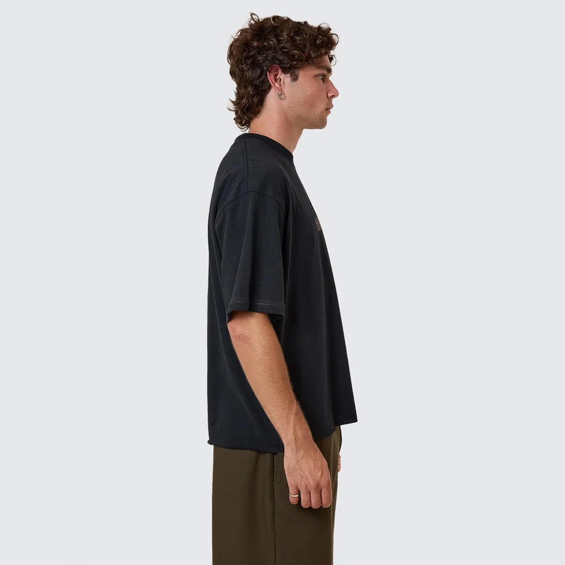 THRILLS Metamorphic Daze Box Fit Oversize Short Tee - Washed Black - Image 4