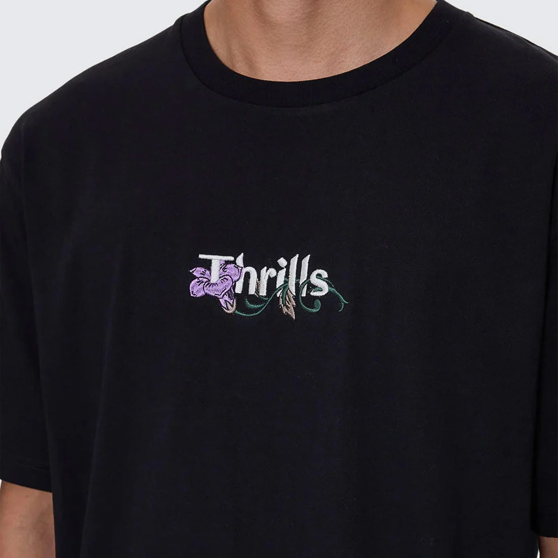 THRILLS Nature's Takeover Oversize Fit Tee - Black - Image 2