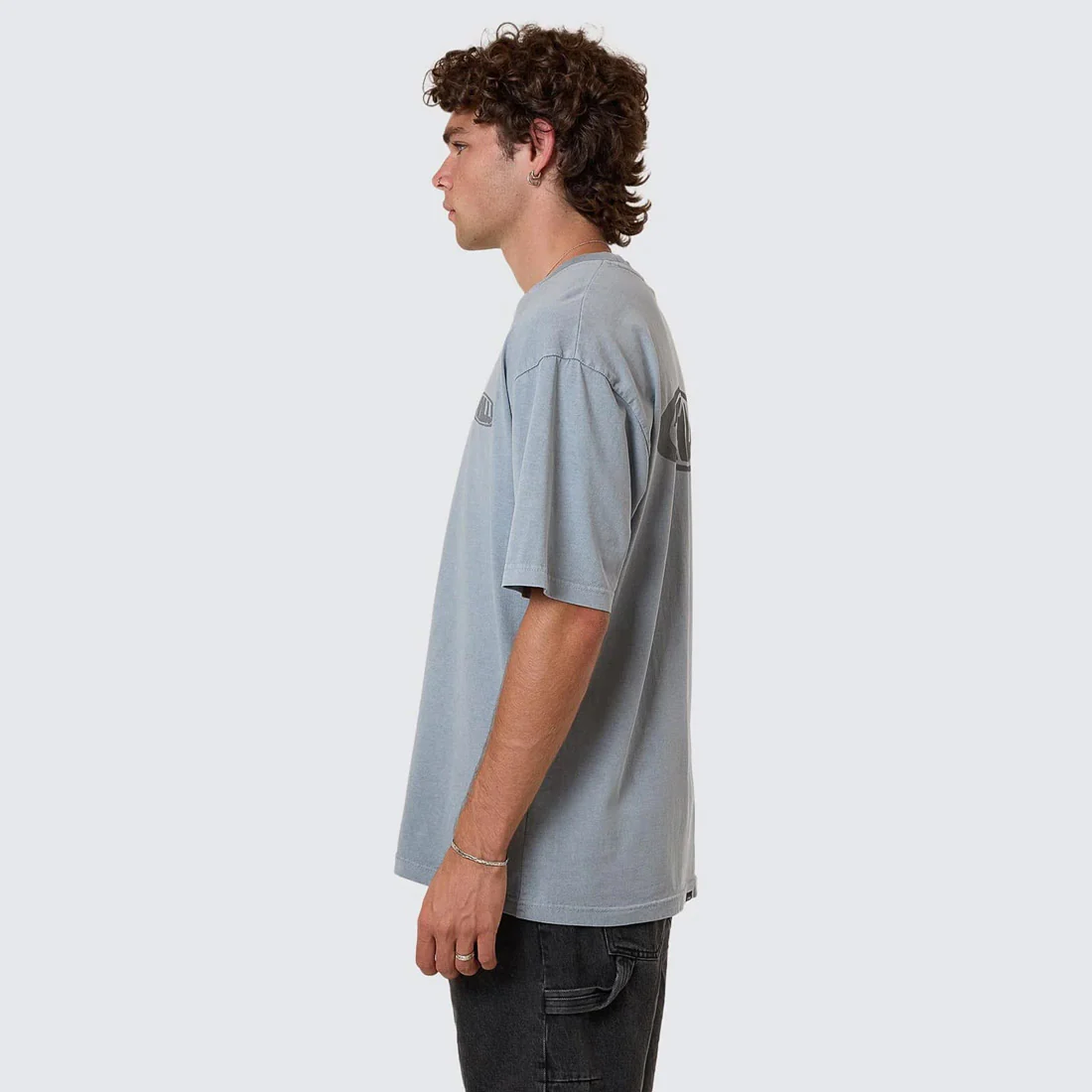 THRILLS Shadowless Oversize Fit Tee - Smog - Image 2