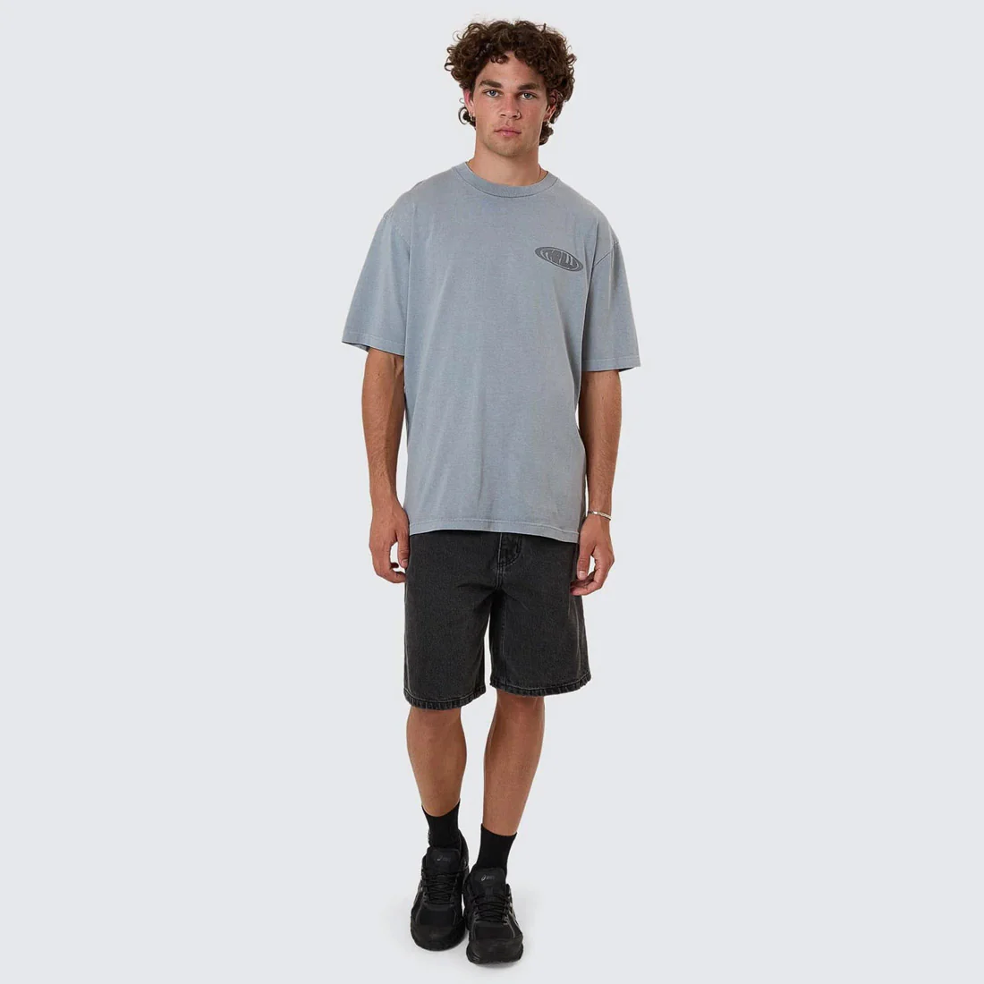 THRILLS Shadowless Oversize Fit Tee - Smog - Image 6