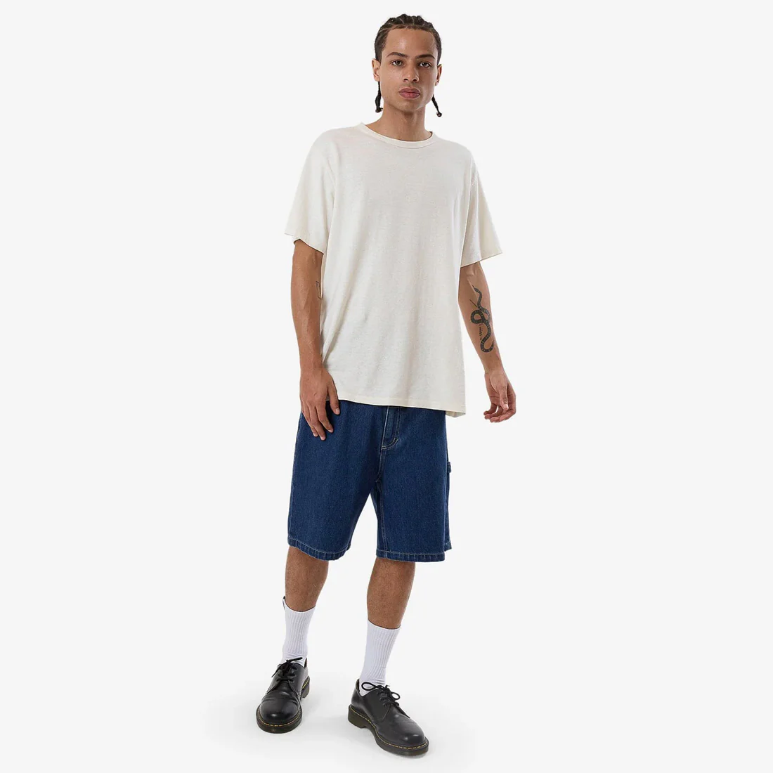 THRILLS Slacker Denim Short - Union Blue - Image 4