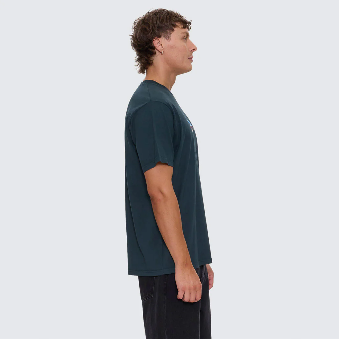 THRILLS Track Record Merch Fit Tee - Jasper Green - Image 6