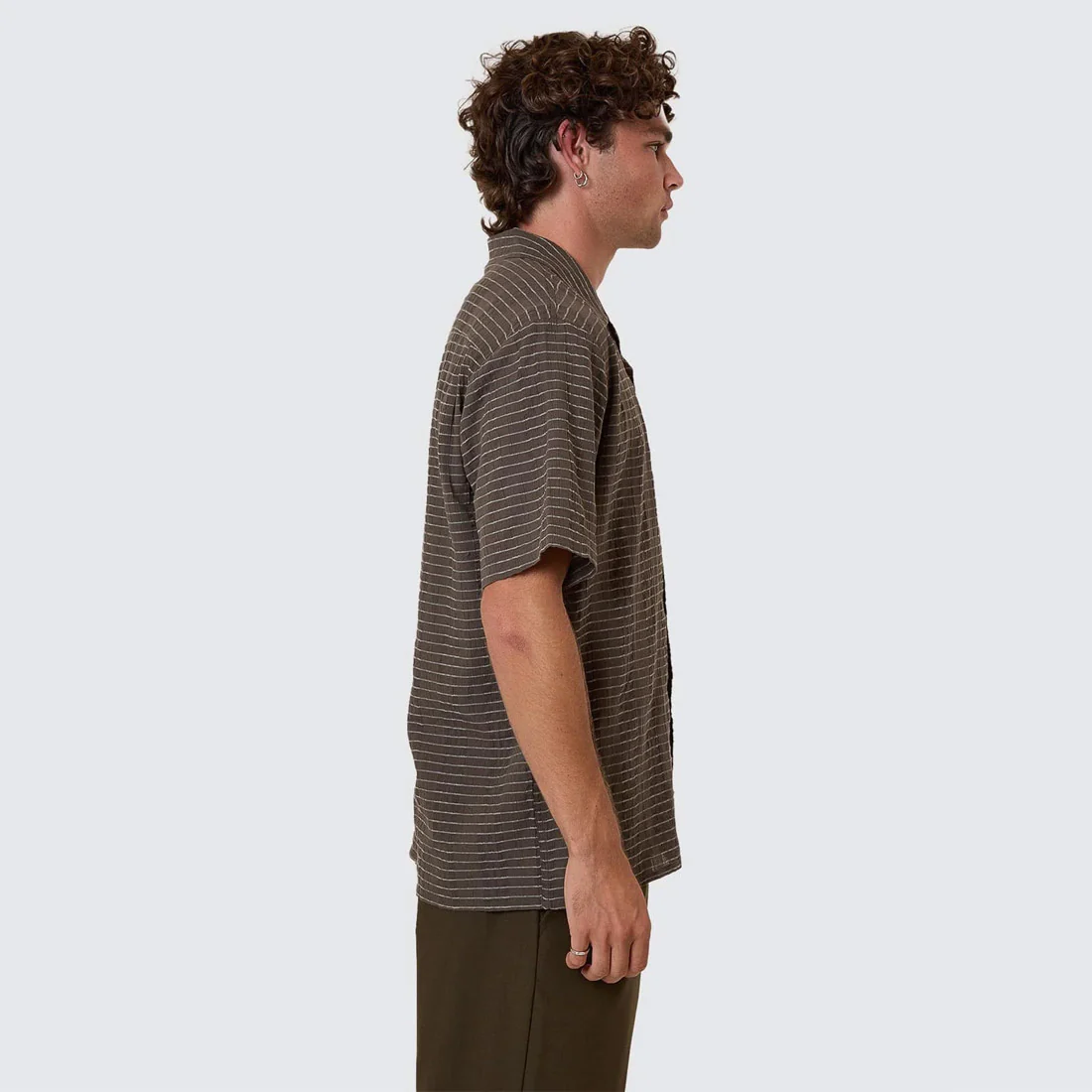 THRILLS Unfiltered Bowling Shirt - Tarmac - Image 3