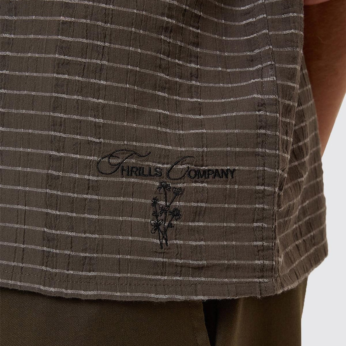 THRILLS Unfiltered Bowling Shirt - Tarmac - Image 5