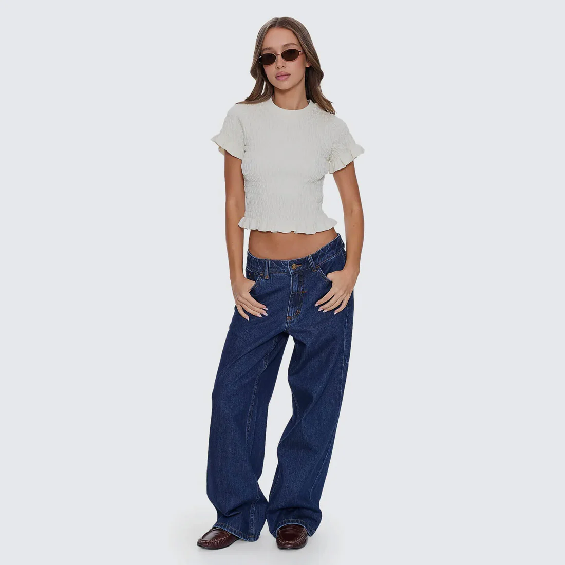 THRILLS Women's Against All Odds Shirred Tee - Butter Cream - Image 4