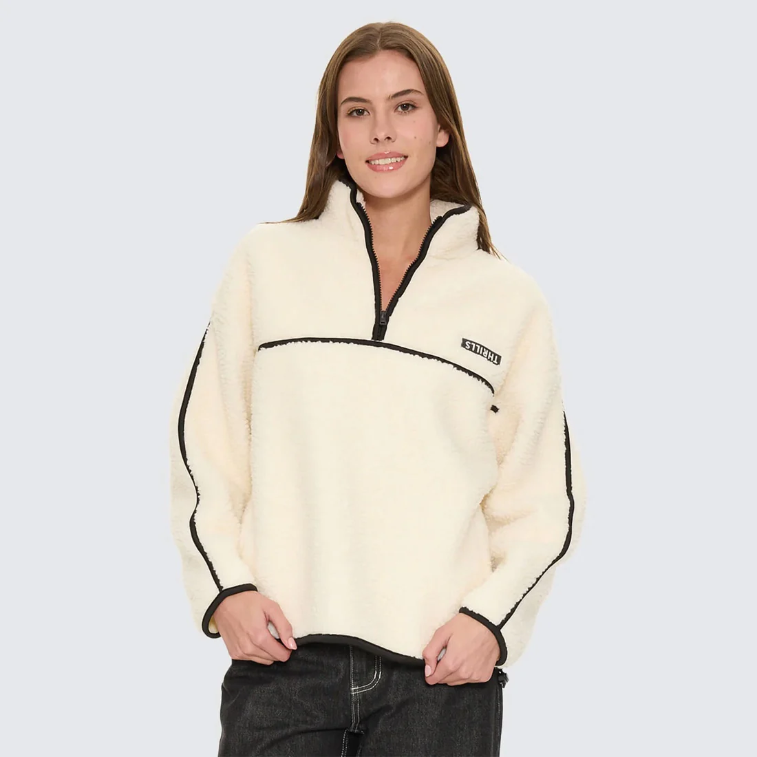 THRILLS Women's All Star Sherpa Fleece - Cream