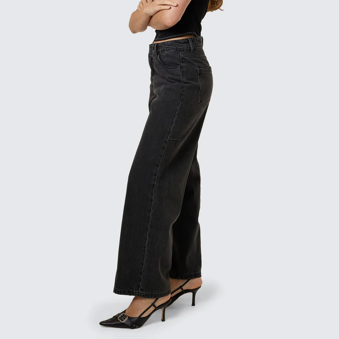 THRILLS Women's Billie Low Jean - Ash Black - Image 3