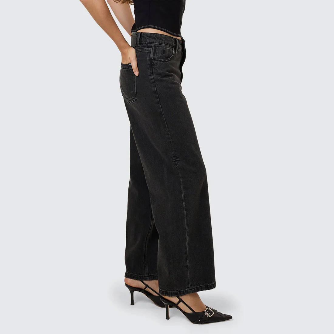 THRILLS Women's Billie Low Jean - Ash Black - Image 5
