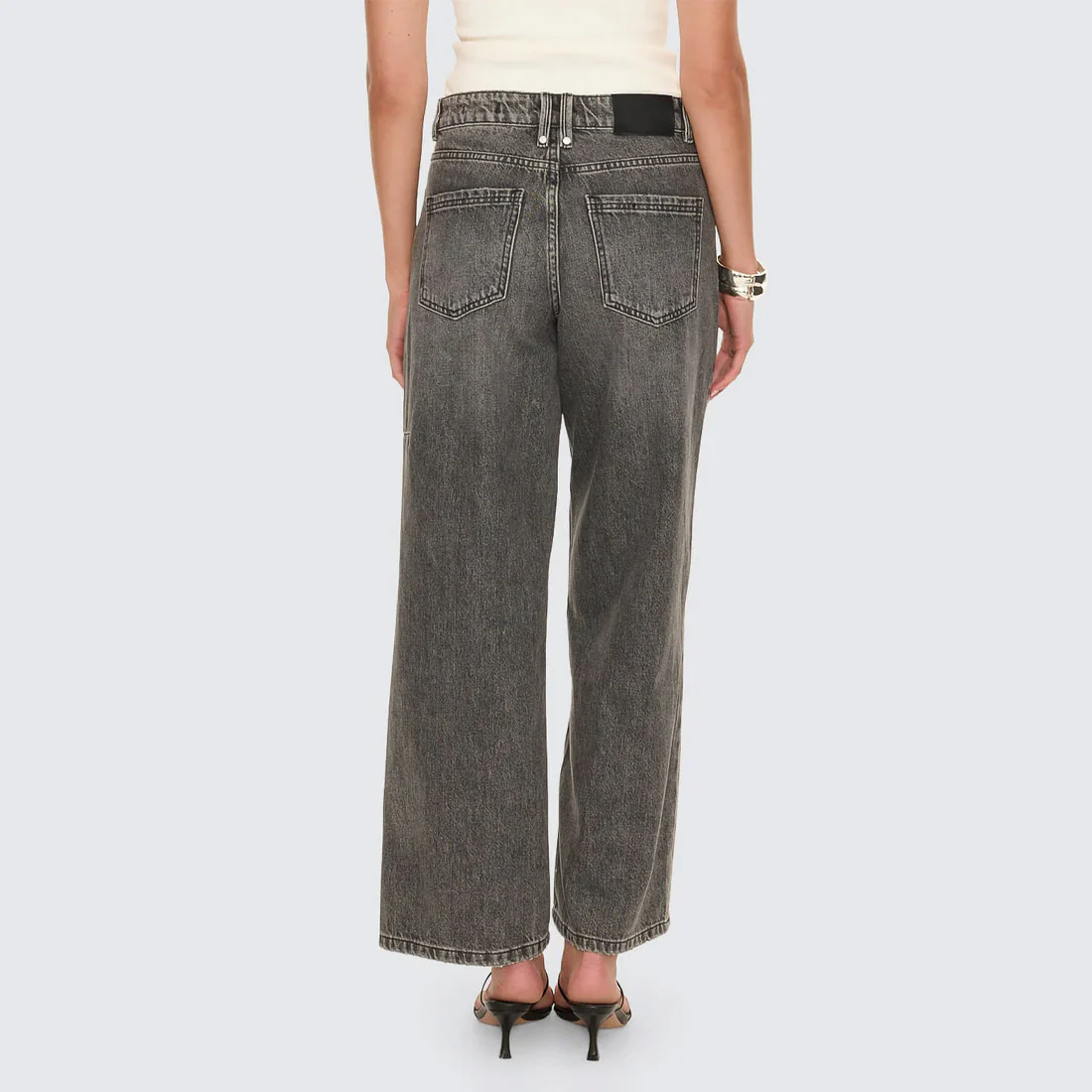 THRILLS Women's Billie Low Rise Baggy Jean - Nighthawk Grey - Image 3