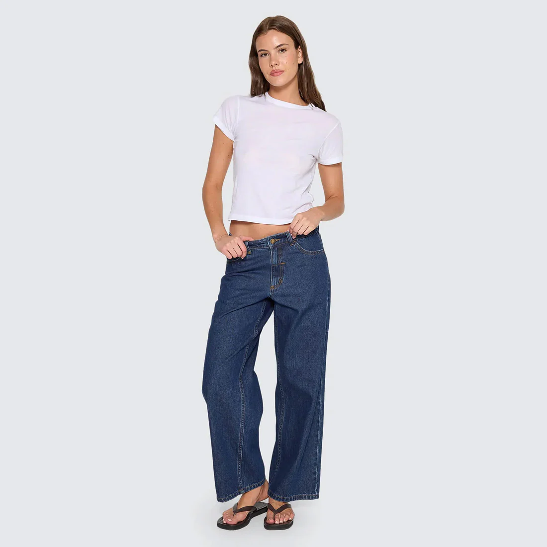 THRILLS Women's Billie Low Rise Baggy Jean - Rinsed Ink - Image 6
