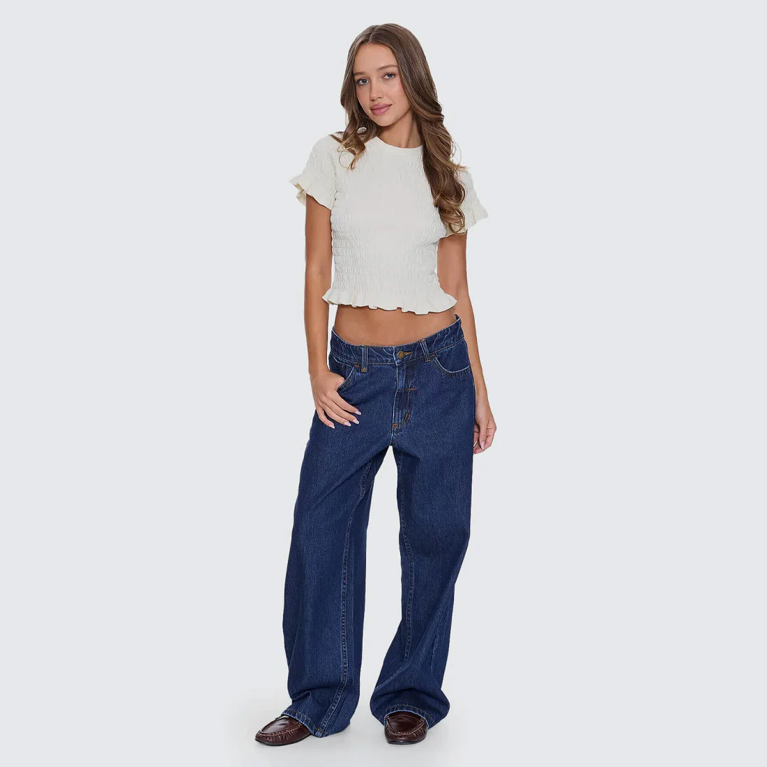 THRILLS Women's Billie Low Rise Baggy Jean - Rinsed Ink - Image 8
