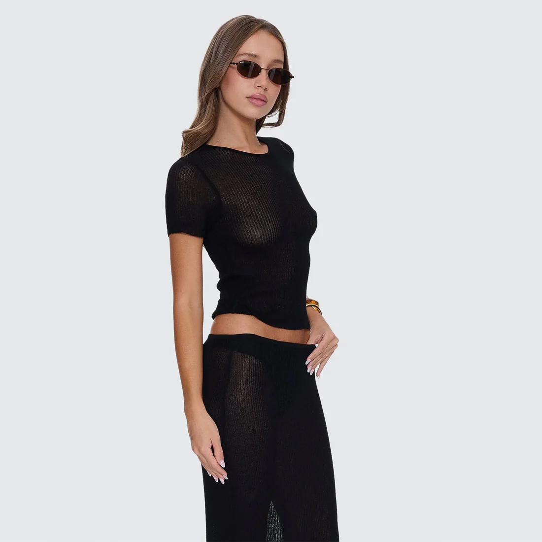 THRILLS Women's Dissolve My Mind Knit Top - Black - Image 4