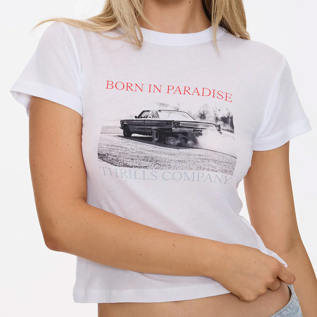 THRILLS Women's Metal & Dust Boy Tee - White - Image 2