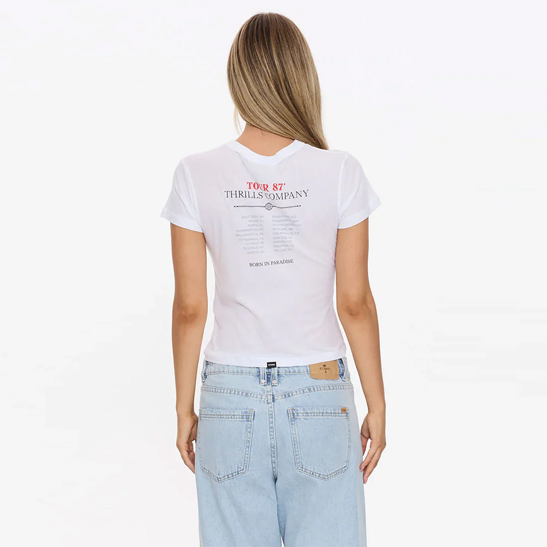 THRILLS Women's Metal & Dust Boy Tee - White - Image 6