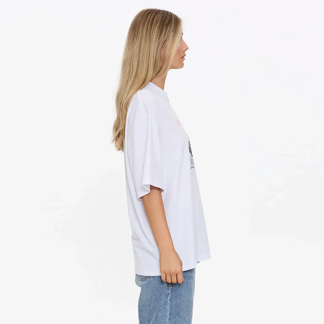 THRILLS Women's Metal & Dust Oversized Tee - White - Image 3