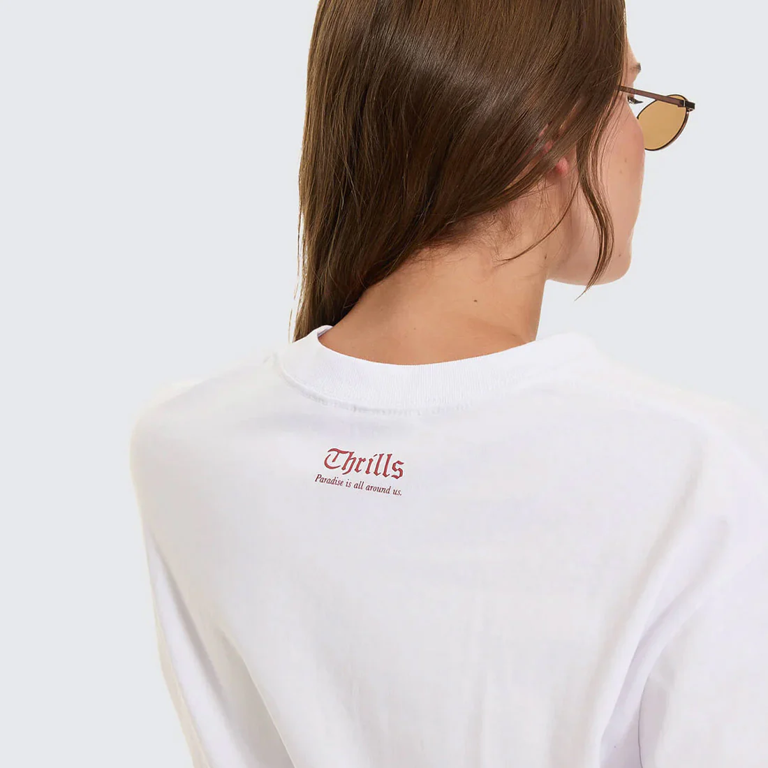 THRILLS Women's Nightbloom Square Tee - White - Image 4