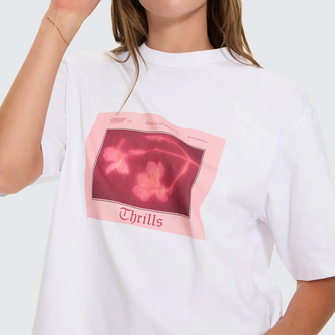 THRILLS Women's Nightbloom Square Tee - White - Image 5