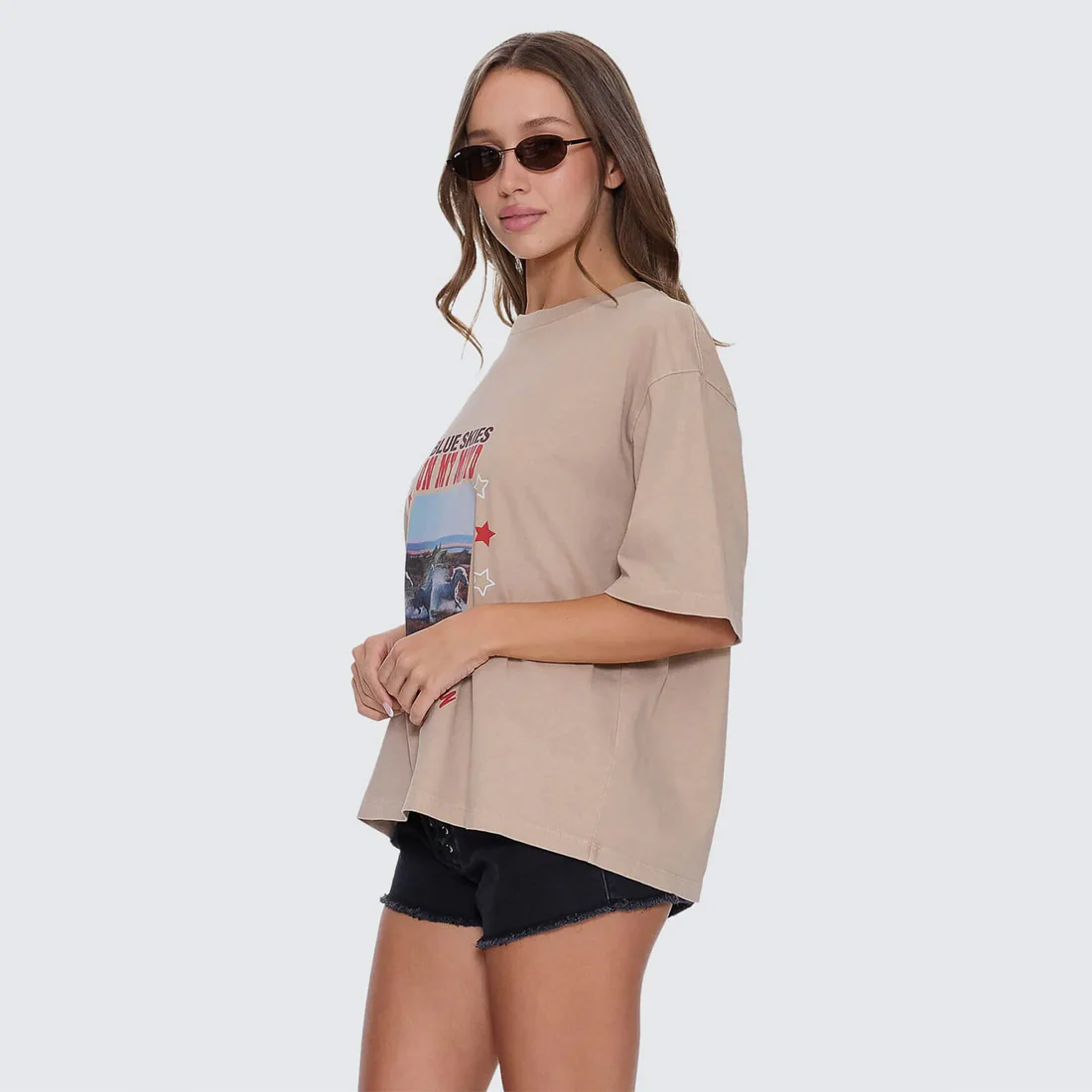 THRILLS Women's On My Mind Square Tee - Stone - Image 4