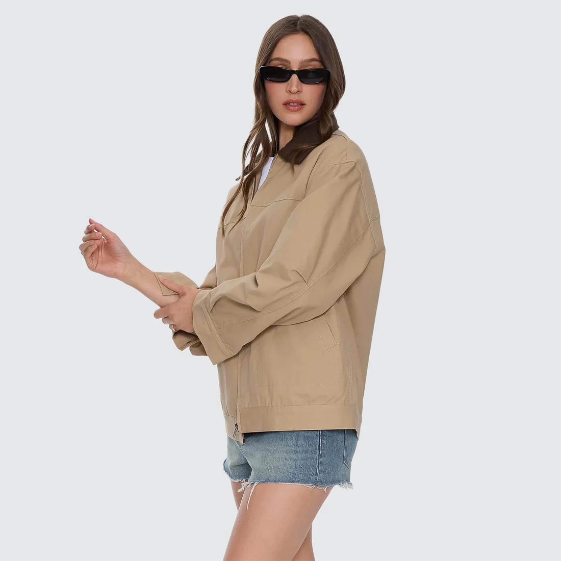 THRILLS Women's Robbie Chore Jacket - Camel - Image 3