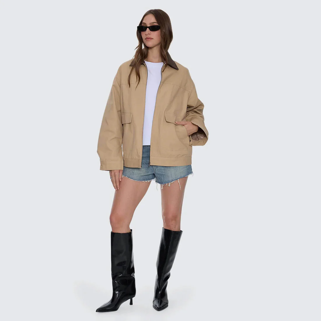 THRILLS Women's Robbie Chore Jacket - Camel - Image 5