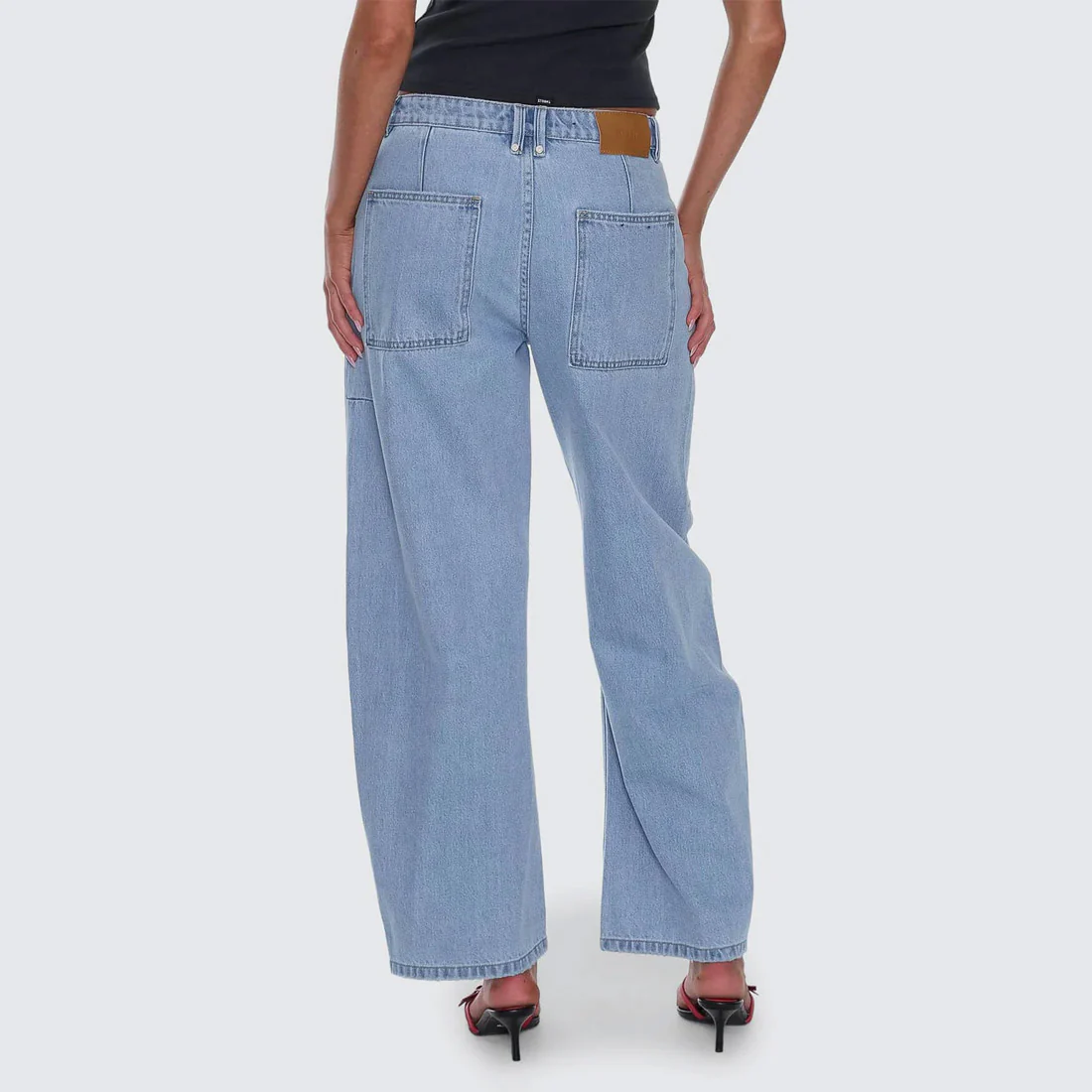 THRILLS Women's Sloane Low Rise Barrel Jean - Ageless Blue - Image 4