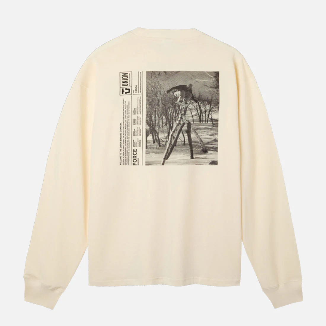 UNION Throwback Long Sleeve Tee - Bone - Image 2