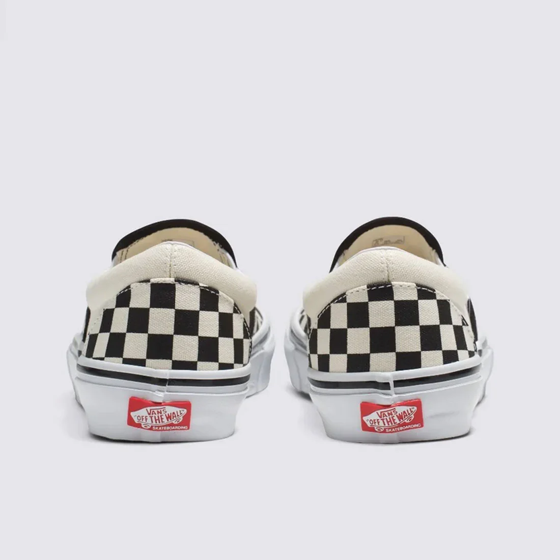 VANS Skate Slip-On (Checkerboard) - Black/Off White - Image 3