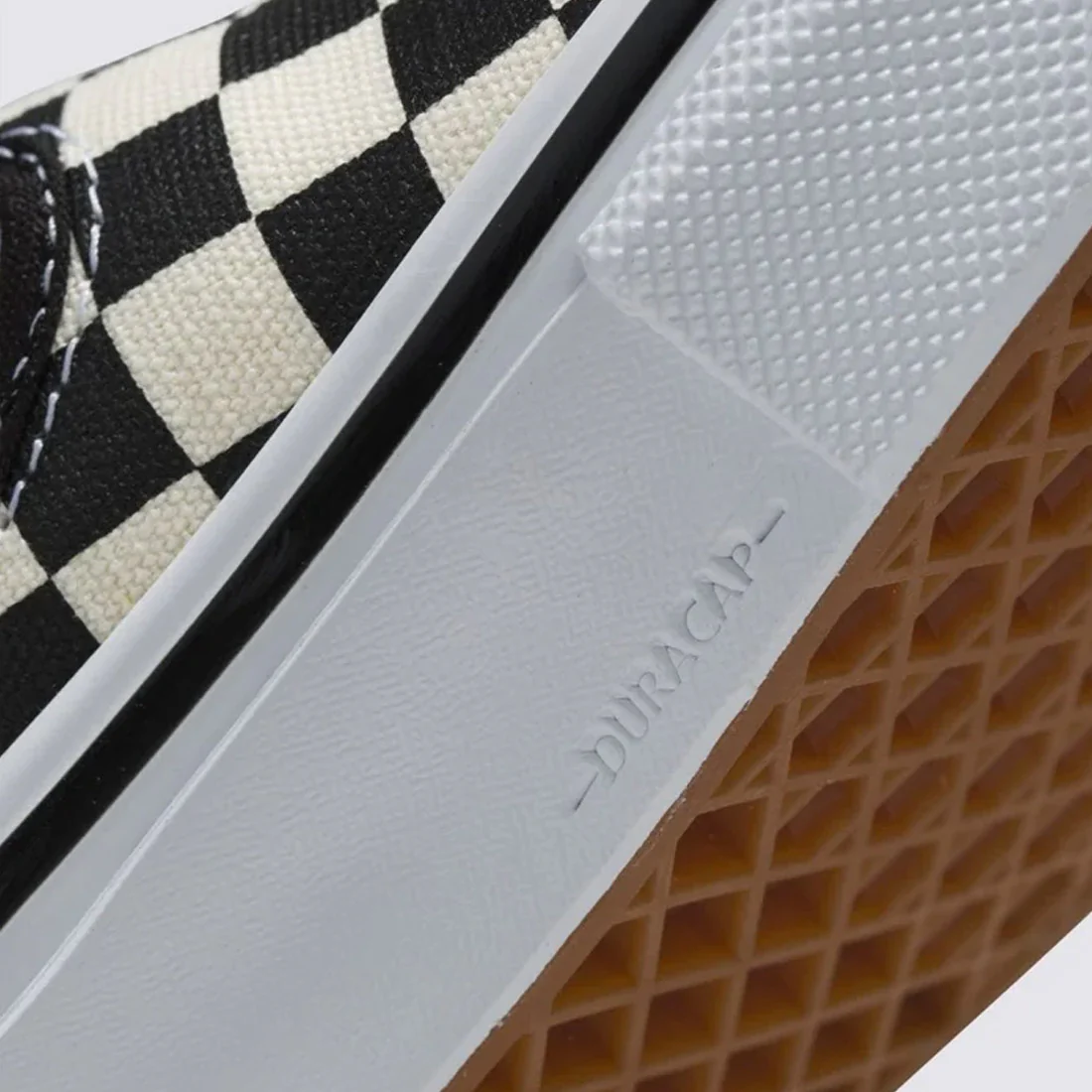 VANS Skate Slip-On (Checkerboard) - Black/Off White - Image 6