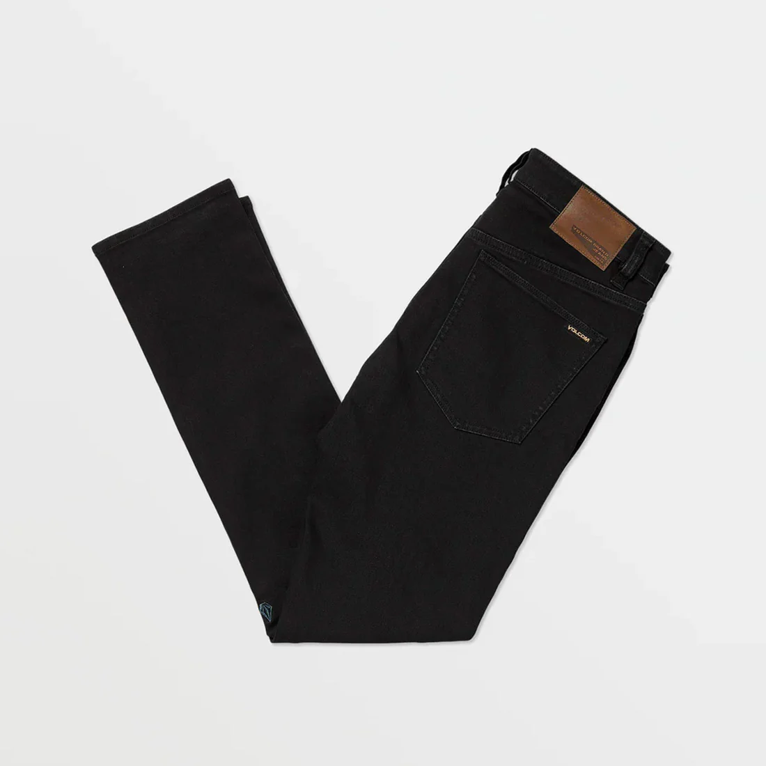 VOLCOM 2x4 Tapered Jeans - Black Out - Image 2