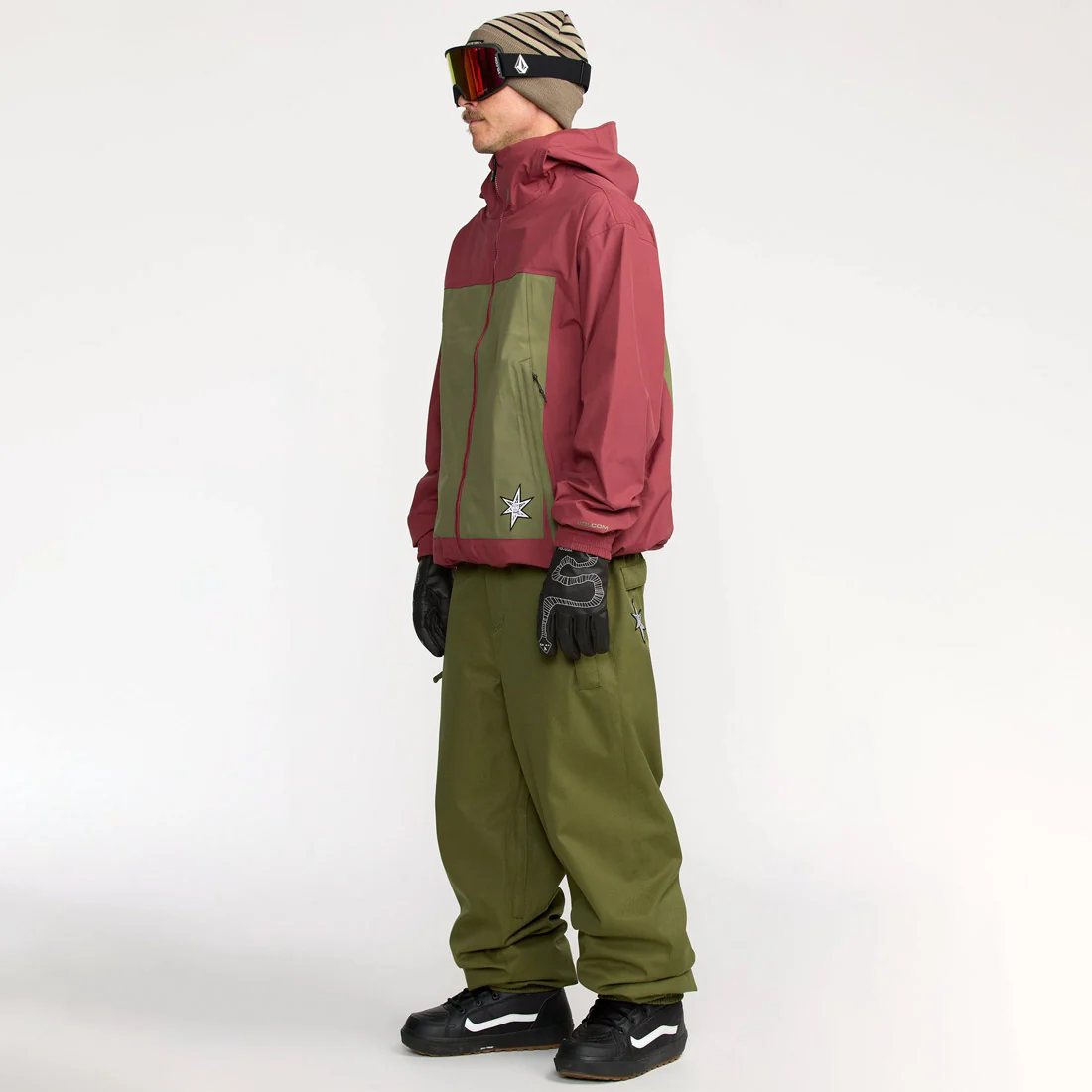 VOLCOM Arthur 20K Pant 2026 - Dark Olive - Image 4